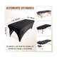 thumbnail image 4 of Funda Cubre Lashista Cama Elástico De Hotel Spa 183*76*76cm NEGRO, 4 of 5