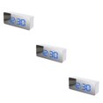 thumbnail image 3 of Wosthever Ángulo de alarma digital Función de memoria ajustable Pantalla acrílica Cable Proyector de energía Reloj Termómetro Relojes Luz azul Type1 NO1 Wosthever CBP441923, 3 of 6