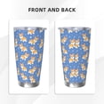 thumbnail image 3 of KLL Corgi Print 40oz Stainless Steel Insulated Car Cup with Spillproof Lid - Keep Your Drink Hot or Cold on the Go-Straw Three-piece Set, 3 of 8