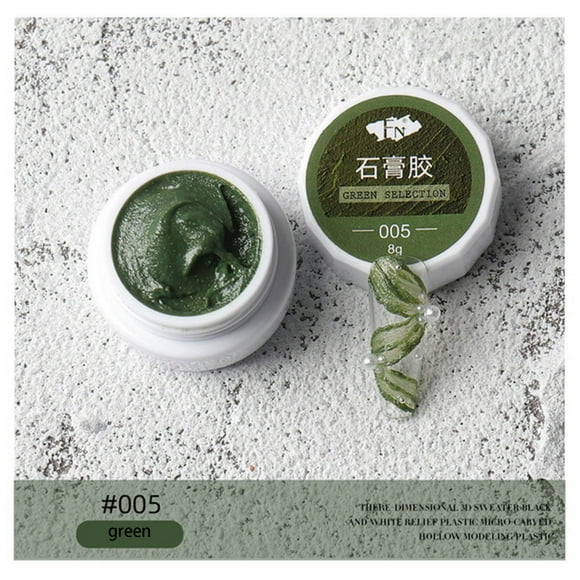 PPgejGEK Gypsum Glue Three-dimensional Relief Nail Color Painting Carved Glue for Valentine's Day Mother's Day Christmas Birthday Gifts Reduced Price