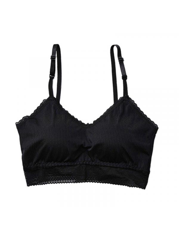 lace back sports bra