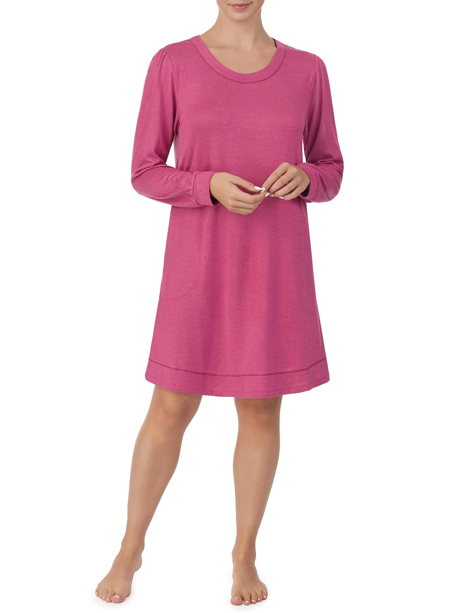 Womens Clothing Nightwear and sleepwear Nightgowns and sleepshirts Ellen Tracy Synthetic 3/4-sleeve Night Tunic in Green 
