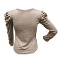 thumbnail image 4 of Chandail à Enfiler pour Femmes Hauts d'Hiver en Dentelle avec Boutons Chandail à Enfiler Hauts d'Hiver pour Femmes Hauts d'Hiver pour Femmes Hauts de Travail en Dentelle pour Femmes, 4 of 5