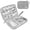 Gray, variant on Miroddi Travel Cable Organizer Bag, Electronics Organizer Travel Case, Water Resistant, Travel Essentials for Wire Cord Charger Cable Storage Accessories