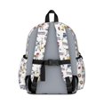 thumbnail image 3 of Baseball Kids and Trophies White Cute School Backpack with Padded Back and Adjustable Shoulder Straps 13.4"x11"x4.7", 3 of 5