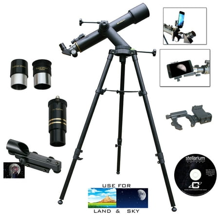 UPC 859773004018 product image for Cassini 600mm X 90mm Refractor Telescope with Smartphone Adapter | upcitemdb.com