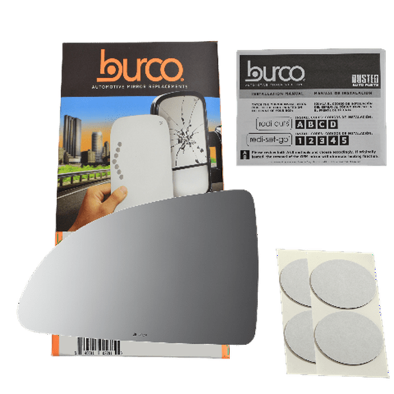 Burco 4034 Driver Side Replacement Mirror Glass For Chevrolet Cobalt, Pontiac G5