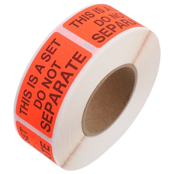 GETAJGHSD 500Pcs Fluorescent Red Do Not Separate Labels for Shipping Packaging Transport with Warning Messages
