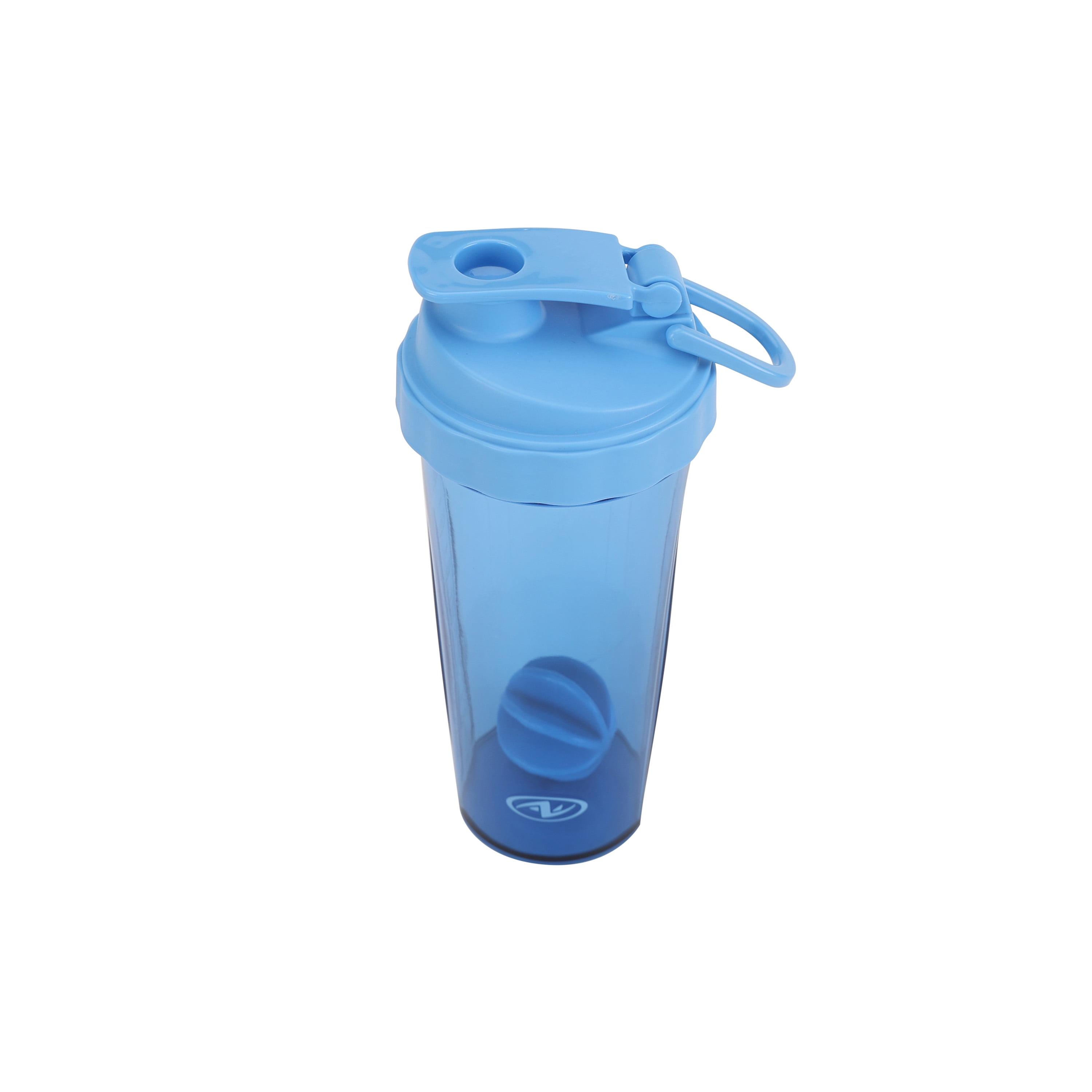 Athletic Works 24 oz Blue Tinted Fitness Shaker Bottle