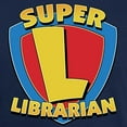 thumbnail image 3 of CafePress - Super Librarian Dark T Shirt - Men's Classic Graphic Cotton T-Shirt, 3 of 4