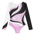 thumbnail image 3 of DPOIS Girls Long Sleeve Gymnastics Leotard Dance Biketards Unitard Bodysuit, 3 of 6