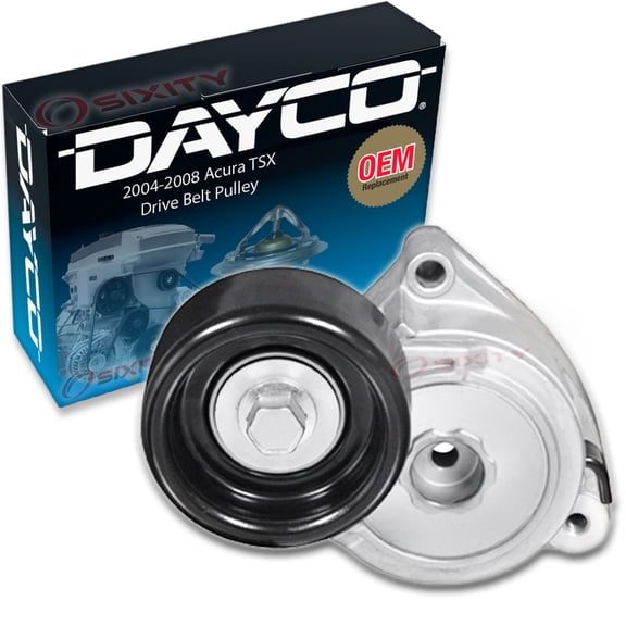 Dayco Drive Belt Tensioner Assembly compatible with Acura TSX 2004-2008