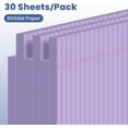 thumbnail image 3 of 6pcs Small Note Pads, Purple Notepads 5x8 College Ruled Notebook, Writing Pads 5 x 8, Legal Pads, Memo Pad Paper Perforate, Ruled Line Notebooks for Work, School, Office, 3 of 7