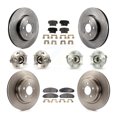 thumbnail image 1 of Transit Auto Front Rear Hub Bearing Assembly Disc Brake Rotor and Ceramic Pad Kit (10Pc) for Car 2010 2012-2013 Dodge Charger AWD with 5.7L with Police Package Left Right (Driver Passenger) KBB-110342, 1 of 11