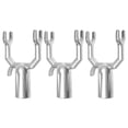 thumbnail image 3 of SHISUYAN 3Pcs Clothesline Prop Silver Fork Heads Aluminum Alloy for Home Use, 3 of 8