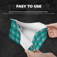 thumbnail image 3 of Goofa Funny Chicken Pattern Triangle Square Tissue Box Cover, Modern PVC Leathe Facial Paper Holder,Decorative Holder/Organizer for Bathroom Vanity Countertop, 3 of 9