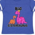 thumbnail image 4 of Inktastic Big Sistersaurus with Cute Sibling Dinosaurs Girls Toddler T-Shirt, 4 of 5
