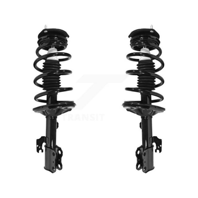 Transit Auto Front Complete Suspension Shocks Strut and Coil Spring Mount Assemblies Kit for Car 2004-2006 Toyota Sienna 7 Passenger Only - Left Right Side (Driver Passenger) K78A-100221