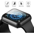 thumbnail image 2 of Phmnkl 2 Pack Hard PC Case Built in Tempered Glass Compatible with 2022 Apple Watch Ultra 49mm, Ultra-Thin Protective Case with Screen Protector for iWatch, Shockproof Cover with Button, Transparent, 2 of 16