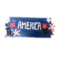 thumbnail image 1 of Americana Sign America Aloha Style - Hand Carved 12" Texas | #dpt530530, 1 of 1