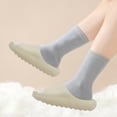thumbnail image 4 of Kids Cloud Slides Slippers for Girls Boys, Pillow House Sandals Toddler Non-Slip Soft Comfy Quick Drying Indoor Slides Bathroom Shower Thick Sole Casual Outdoor Slipper, 4 of 7