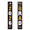 D005- Style E, variant on Orange and Black Graduation Decorations, Front Door Signs Outside, 2026 Graduation Party Accents