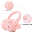 thumbnail image 3 of Cache-oreilles en Peluche Cache-Oreilles Moelleux pour Femmes Cache-Oreilles Pliables en Peluche Enfants Cache-Oreilles d'Hiver Filles Garçons Réchauffe-Oreilles pour Temps Froid, 3 of 5