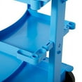 thumbnail image 5 of Rubbermaid Commercial Multi-Shelf Cleaning Cart Three-Shelf 21-3/4w x 46d x 38-3/8h Blue 617388BLU, 5 of 10