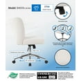 thumbnail image 7 of Boss Office Products Task Chair with Chrome Base, Cream Boucle, 7 of 7
