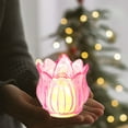 thumbnail image 4 of Xecvkr LED Acrylic Electronic Candle Light Christmas Night Light Multicolor Tulip Style Energy Saving Small Home Table Lamp 2.55in 6pcs, 4 of 6