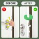 thumbnail image 5 of 2 Pack Guardias de Dedos, Topes de Puerta EVA Suave, Protector Antigolpes, Verde, 5 of 6