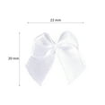 thumbnail image 4 of 100pcs Ribbon Bows Flowers Handmade Hair Bows Accessories Materials Small Fresh Patterns Crafts Ornaments Gift Decor (White), 4 of 9