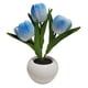 thumbnail image 2 of Lámparas de ambiente para mesita de noche adorno de escritorio luces Wdftyju de flores románticas manualidades regalo luces decorativas para mesa decoraciones para oficina y ho, 2 of 4