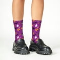 thumbnail image 4 of Kdxio Halloween2 Print Children's Socks for Daily Wear and Sports Use Colorblock Mid-Calf Design Breathable Material, 4 of 5