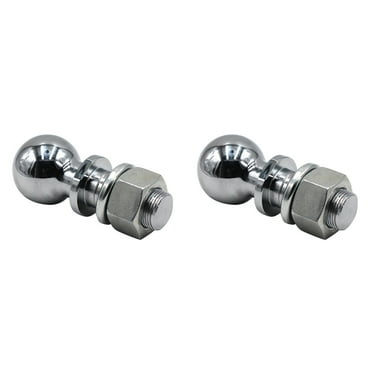 Nestingho Tow Ball Metal Silver for Vehicle Owners 2Pack 4.2In