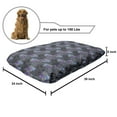 thumbnail image 2 of Flowers Insects Pet Bed, Creative Colorful Snails on Branches in Greyscale Tones, Resistant Pad for Dogs and Cats Cushion with Removable Cover, 24" x 39", Purpleblue Blue and Violet, by Ambesonne, 2 of 4