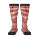 thumbnail image 1 of Balery Red and Brown Squares Calcetines novedosos Calcetines deportivos Calcetines hasta la rodilla Calcetines de algodón Calcetines originales y geniales, 1 of 6