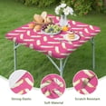 thumbnail image 4 of Tribal Folk Style Square Tablecloth - Elastic Edged, Wrinkle-Free & Reusable, Stylish Boho Patterns for Picnics, Garden Parties, Dinning (34x34 Inches), 4 of 6