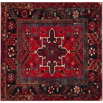 SAFAVIEH Vintage Hamadan Dania Oriental Area Rug, Red/Multi, 10' x 10' Square