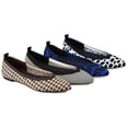 thumbnail image 4 of Brinley Co. Womens Comfort Foam™ Multi Pattern Knit Flat, 4 of 6