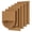 Brown, variant on MYshade 6 Pack No Tools Temporary Blackout Paper Shades for Windows(Black, 36" W x 72" H)