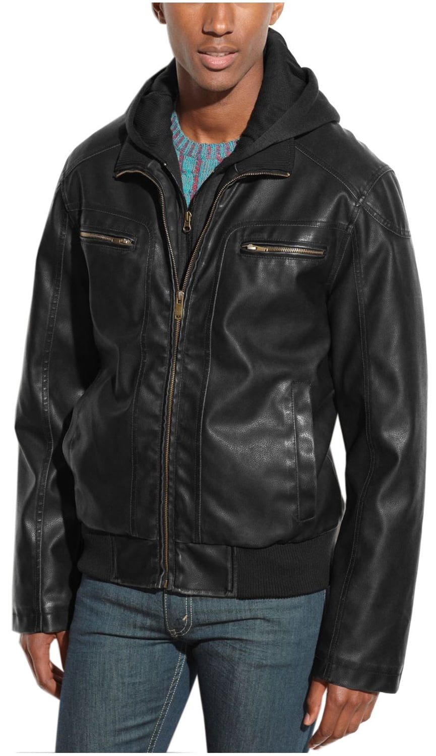 sean jean leather jacket