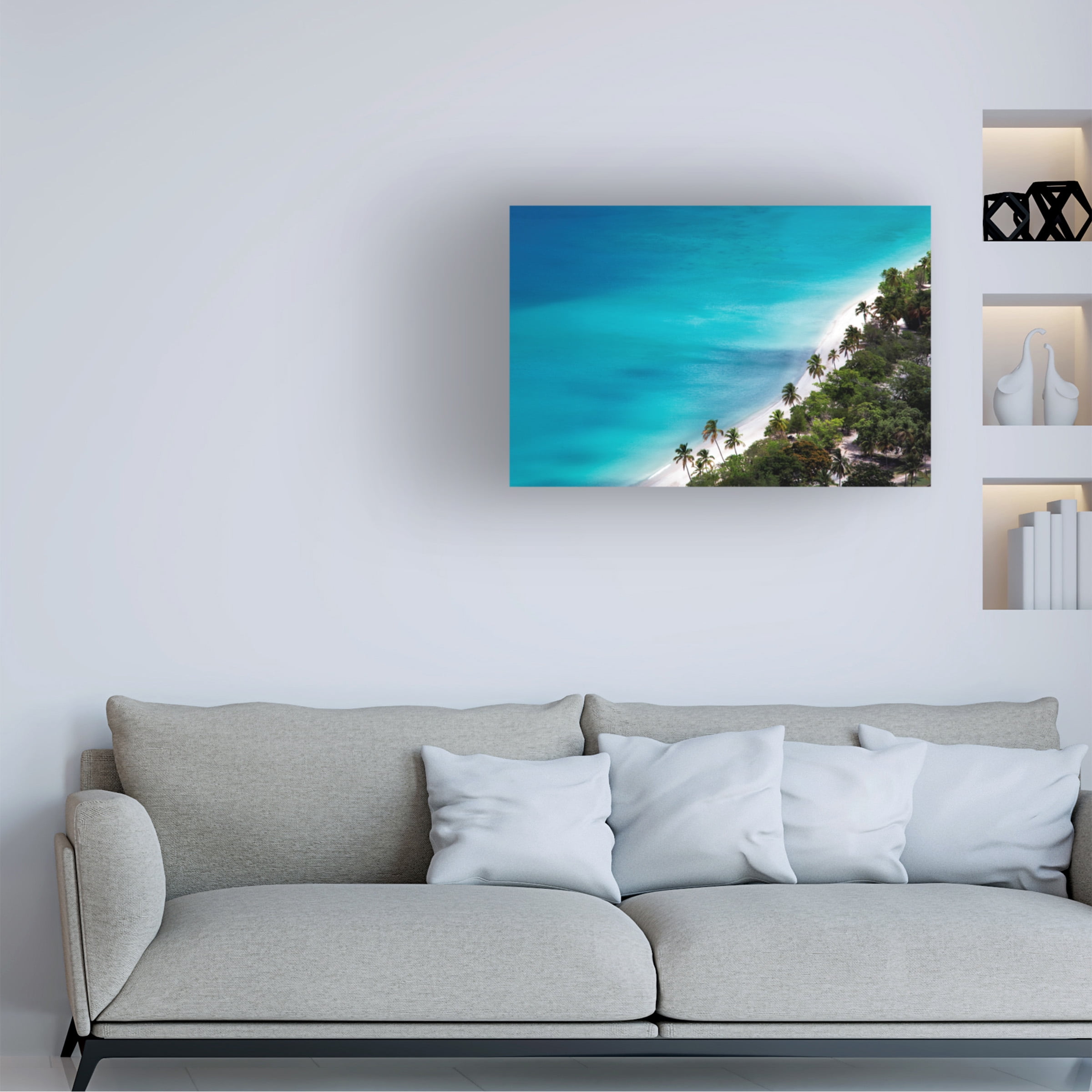 Dennis Frates 'Beach ' Canvas Art