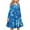 Blue, variant on Girls Christmas Dresses Long Sleeve Holiday Dress for Girl Snowflake A Line Dance Twirly Outfits School Party, Jasper, 5 Years
