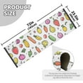thumbnail image 5 of Yayeee Runner Rug for Bedroom 2'x6' Machine Washable Hallway Non Slip Mat, Various Vegetables Pattern, 5 of 8