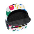 thumbnail image 6 of FORMRS Kids School Backpack with Front Zippered Pocket 12" Student Travel Daypack, Colorful Round, 6 of 6