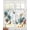 Blue, variant on Teal Tulip Butterfly Sheer Curtains 45 Inch Length 2 Panels Set for Living Room/Bedroom, Beige Turquoise Floral Vintage Rustic Kitchen Curtains Grommet Semi-Sheer Curtains Window Treatments 42"x45"x2