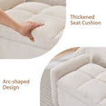 thumbnail image 5 of Upholstered Benches for Indoors — 51" End of Bed Storage Bench with Two Pillows, 350LB Capacity, Hidden Storage Ottoman for Bedroom Entryway, Beige, 5 of 10