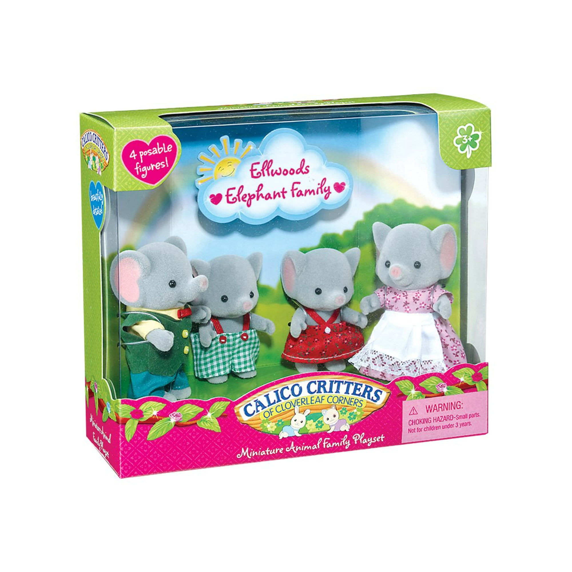 Calico critters ellwoods elephant family sale