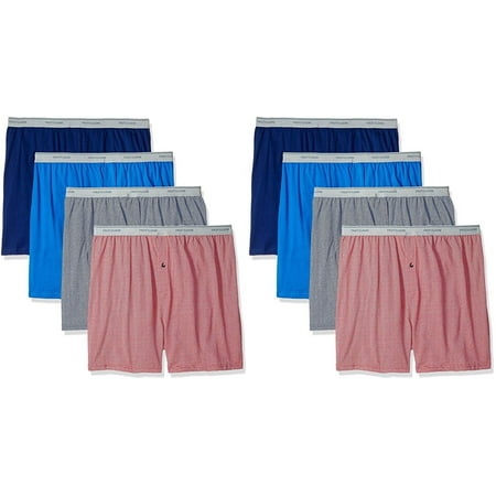 Fruit of the Loom Men's Knit Boxers 2X-3X Soft Stretch 8PK 1st Quality